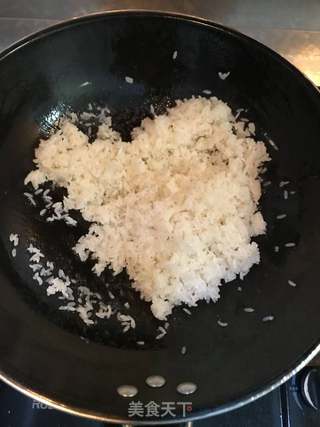 黄金蛋炒饭的做法步骤:6