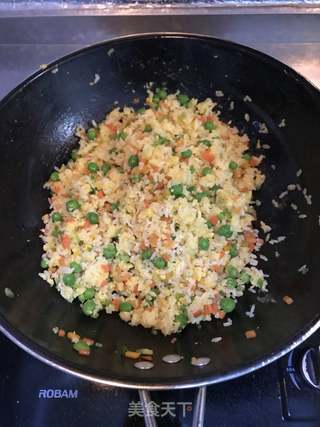 黄金蛋炒饭的做法步骤:10