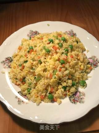 黄金蛋炒饭的做法步骤:11
