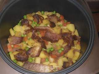 腊肉糯米饭的做法步骤:3