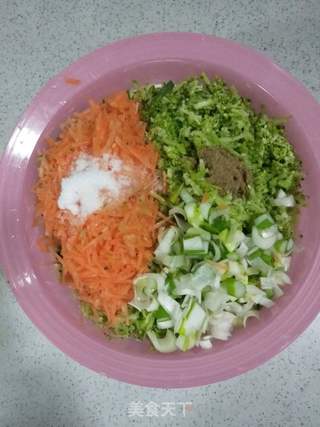 西兰花早餐饼的做法步骤：5
