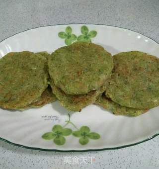西兰花早餐饼的做法步骤：9