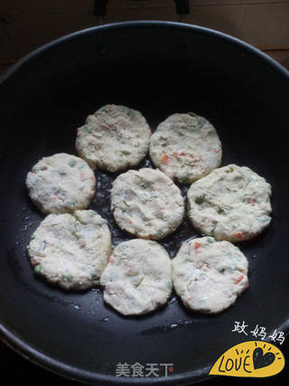 田园豆渣饼的做法步骤:10