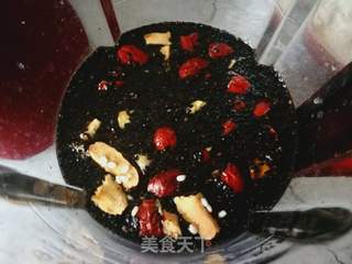 黑芝麻糊(如何让黑芝麻糊更香浓顺滑)的做法步骤:4