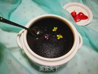 黑芝麻糊(如何让黑芝麻糊更香浓顺滑)的做法步骤:9