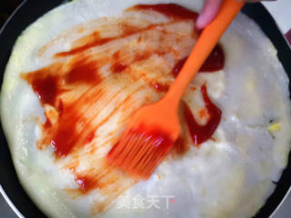 牛肉肠卷饼的做法步骤:9