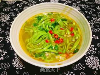 花椒葱花面的做法步骤:9