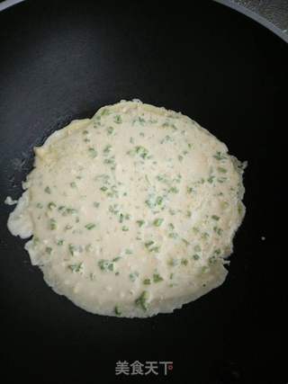 燕麦鸡蛋饼的做法步骤:10