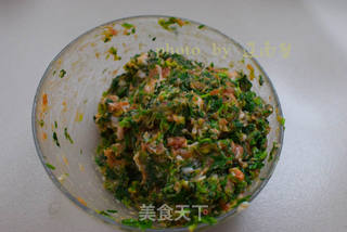 鲜香可口的荠菜饺子的做法步骤:5