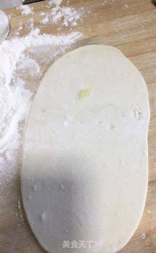 蒜苗肉馅烤包子的做法步骤:10