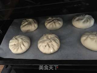 蒜苗肉馅烤包子的做法步骤:38