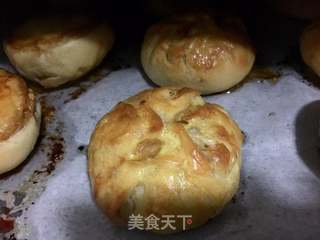 蒜苗肉馅烤包子的做法步骤:48