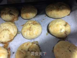 蒜苗肉馅烤包子的做法步骤:46