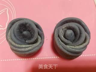 蓝玫瑰馒头的做法步骤:12