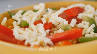 番茄鸡肉芝士焗饭【初味日记】的做法步骤:9