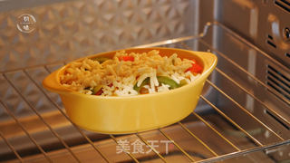 番茄鸡肉芝士焗饭【初味日记】的做法步骤:10