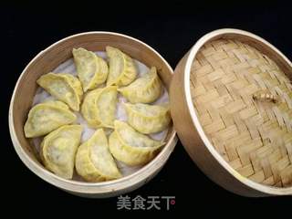 白菜蒸饺的做法步骤:9