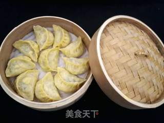 白菜蒸饺的做法步骤:10