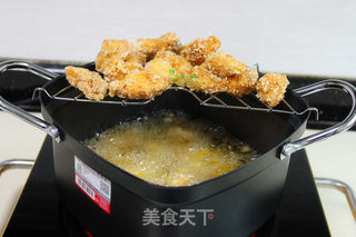 怎么炸香辣炸鸡块的做法步骤:7