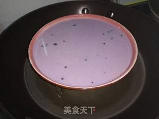红豆紫薯奶香糕的做法步骤：8