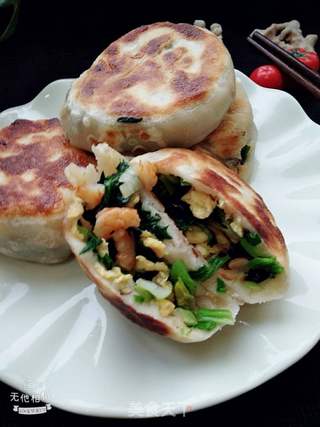 菠菜鸡蛋馅饼的做法步骤：1