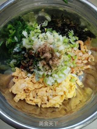 菠菜鸡蛋馅饼的做法步骤：9