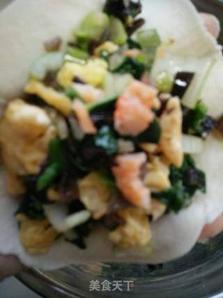 菠菜鸡蛋馅饼的做法步骤:12