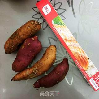 烤地瓜的做法步骤：1