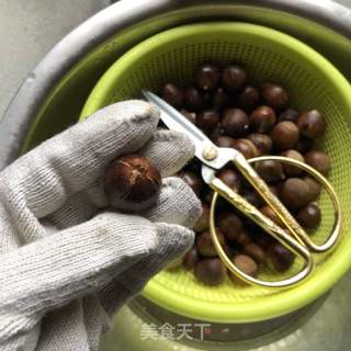 香甜软糯的烤板栗的做法步骤:2