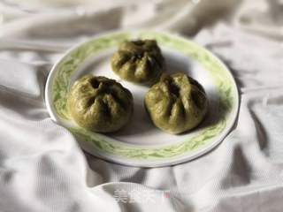 菠菜肉末马蹄包子的做法步骤:22