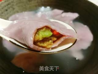 紫薯香辣大肉饺的做法步骤:17