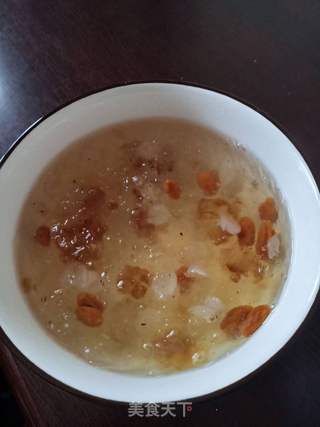 皂角米桃胶雪燕羹的做法步骤:5