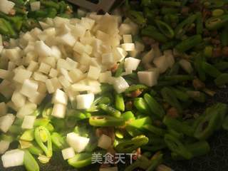 豆角焖饭的做法步骤:6