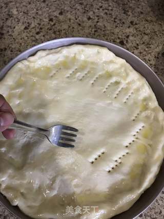 榴莲飘香酥皮厚底披萨?的做法步骤:2