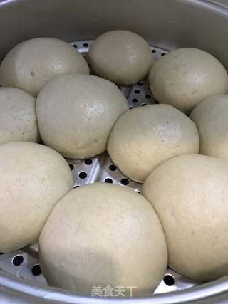 稀饭石磨面馒头的做法步骤:10