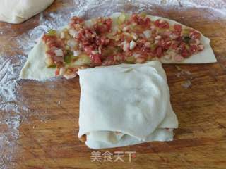 千层肉饼的做法步骤:9