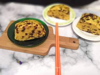 南瓜蔓越莓千层糕的做法步骤:19