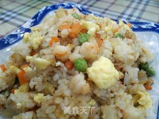 什锦炒饭的做法步骤:12
