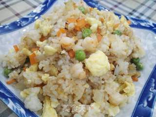 什锦炒饭的做法步骤:13