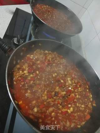 暖暖和和的牛肉香菇辣酱的做法步骤:6