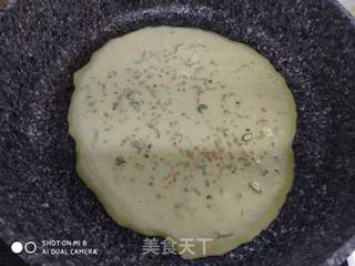 芹菜鸡蛋早餐饼的做法步骤：6