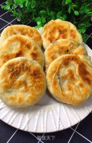 葱香烧饼的做法步骤：12
