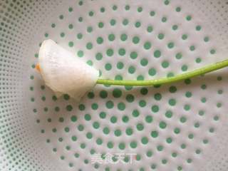 蜂蜜浸白萝卜餐盘画的做法步骤:10
