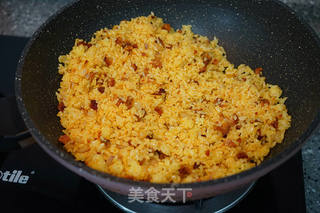 腊肠炒饭的做法步骤:12