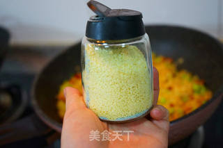 腊肠炒饭的做法步骤:14