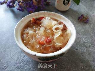 红枣枸杞银耳羹的做法步骤:10