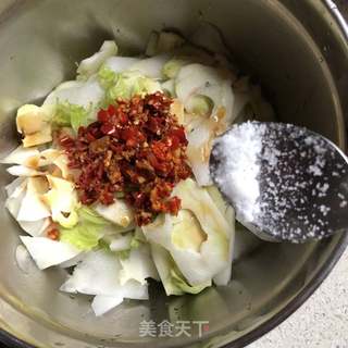 凉拌儿菜片片儿的做法步骤:4