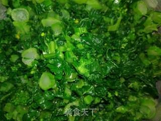 青菜蛋炒饭的做法步骤:2