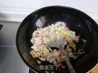 鸡蛋炒饭的做法步骤：6