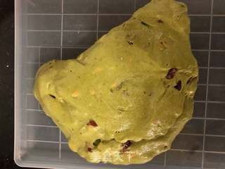 蔓越莓抹茶牛轧糖的做法步骤:7